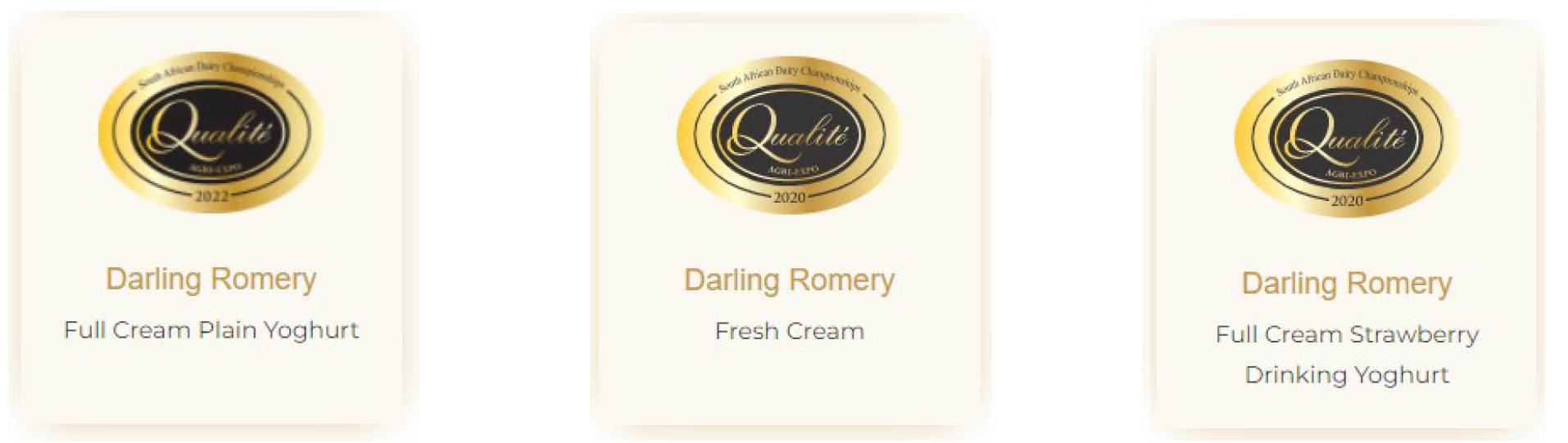 Darling Full Cream Strawberry, Mixed Fruit, Granadilla Flavoured